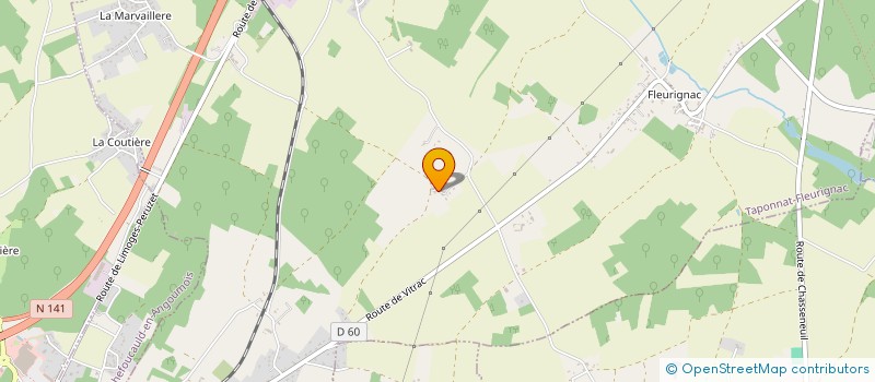 localisation de l'entreprise SARL B2TECH à TAPONNAT-FLEURIGNAC