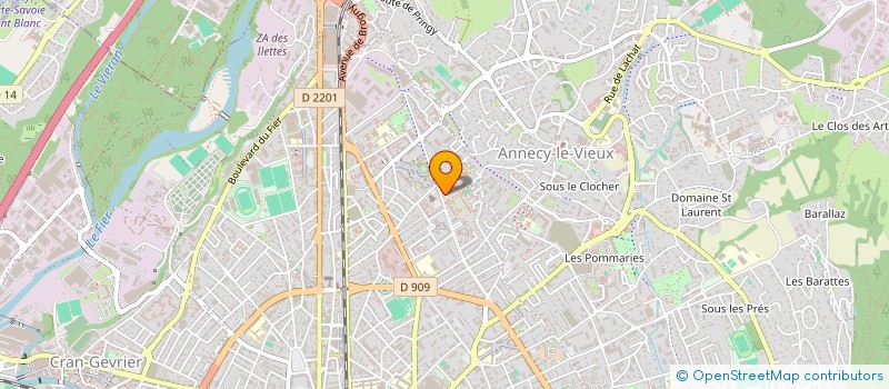 localisation de l'entreprise SARL BABILLON à ANNECY