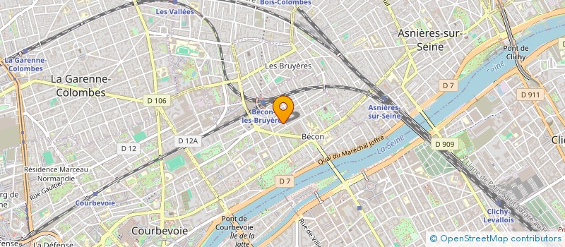 localisation de l'entreprise SARL BABS CONSULTING à COURBEVOIE