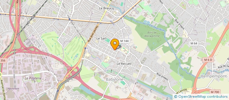 localisation de l'entreprise SARL BABYLONE POINT CHAUD à VILLENEUVE-D'ASCQ