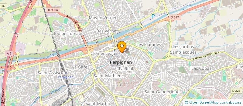 localisation de l'entreprise SARL BACHE BOARD SHOP  PERPIGNAN