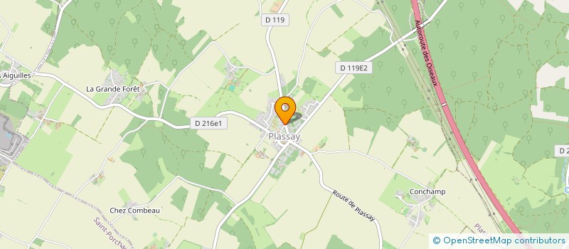 localisation de l'entreprise SARL BACHEREAU  PLASSAY