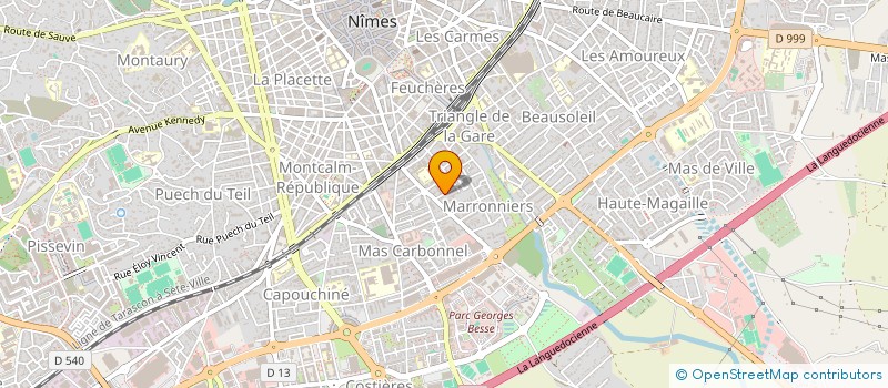 localisation de l'entreprise SARL BACK LINE à NIMES