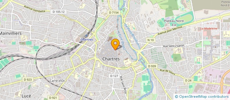 localisation de l'entreprise SARL BACKSTAGE à CHARTRES