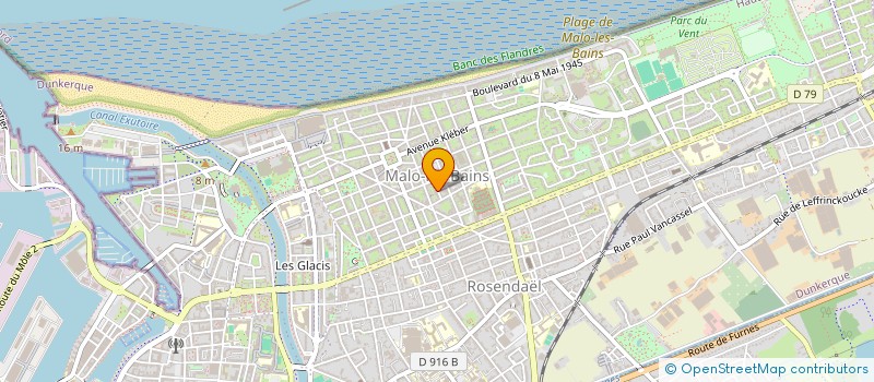 localisation de l'entreprise SARL BACOMM à DUNKERQUE