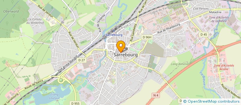 localisation de l'entreprise SARL BACOR à SARREBOURG