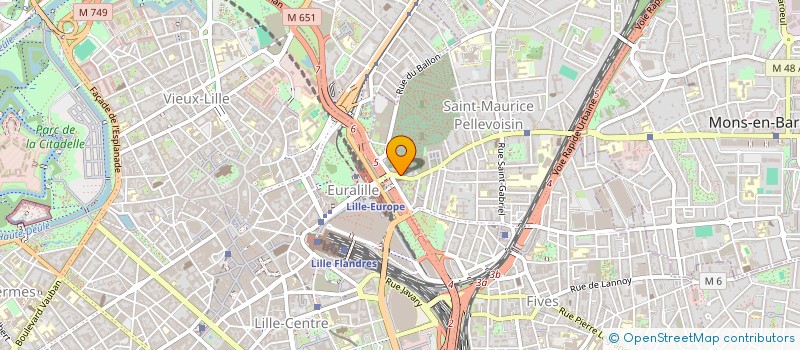 localisation de l'entreprise SARL BACQUET à LILLE