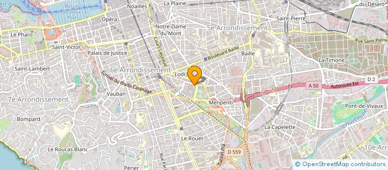 localisation de l'entreprise SARL BAD à MARSEILLE