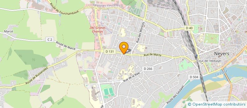 localisation de l'entreprise SARL BADAK à NEVERS