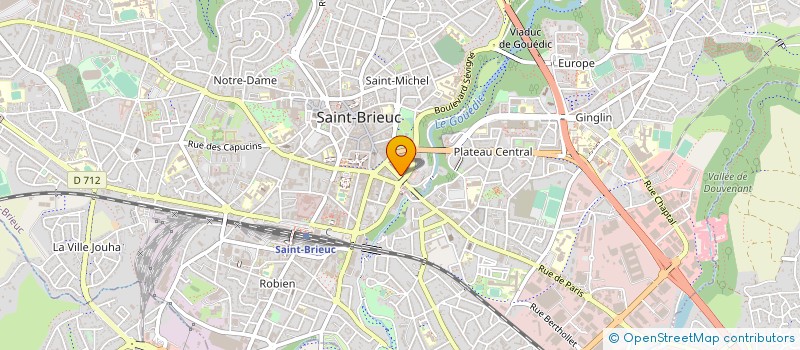 localisation de l'entreprise SARL BADUEL MULTI SERVICES à SAINT-BRIEUC