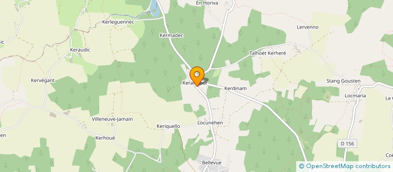 localisation de l'entreprise SARL BAGEAL  PLUMELIAU-BIEUZY