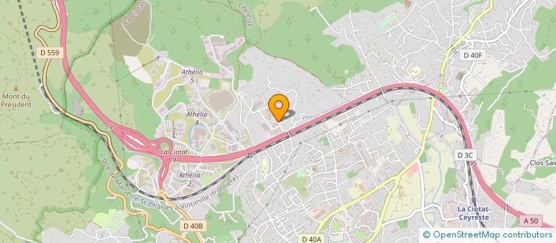 localisation de l'entreprise SARL BAGELS CORNER LA CIOTAT  LA CIOTAT