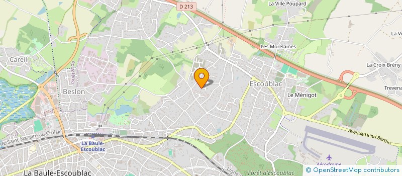 localisation de l'entreprise SARL BAGUS DECO à LA BAULE-ESCOUBLAC