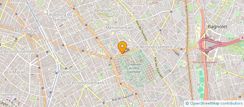 localisation de l'entreprise SARL BAHAR  PARIS