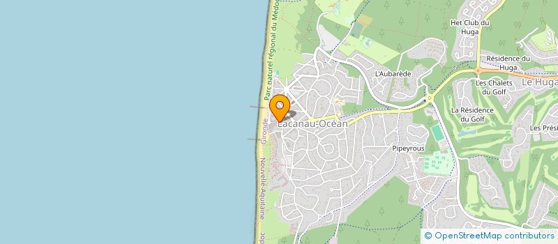 localisation de l'entreprise SARL BAHIA  LACANAU