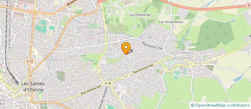 localisation de l'entreprise SARL BAHIER à LES SABLES D'OLONNE