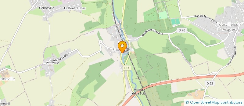 localisation de l'entreprise SARL BAIET FABRICE  SAUQUEVILLE