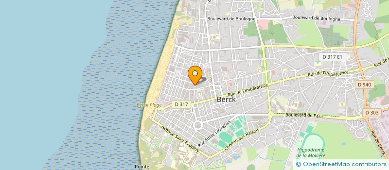localisation de l'entreprise SARL BAILLEUX COHEN à BERCK