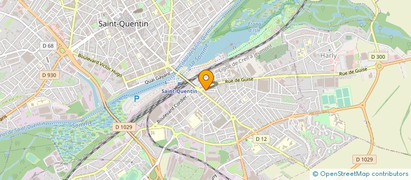 localisation de l'entreprise SARL BAILLON FREMEAUX à SAINT-QUENTIN