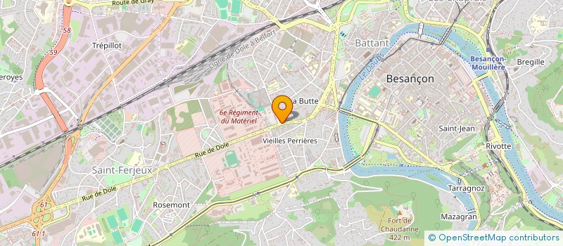 localisation de l'entreprise SARL BAILLY à BESANCON