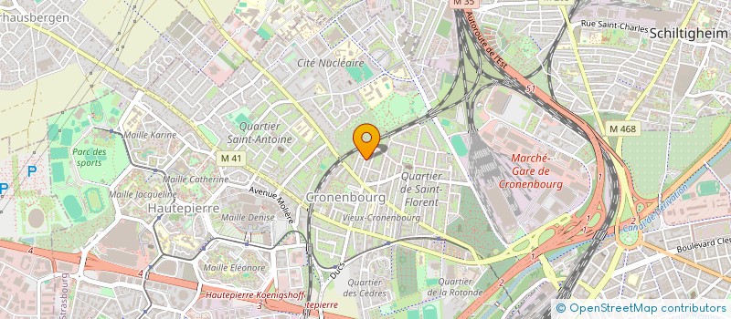localisation de l'entreprise SARL BAK INTERNATIONAL à STRASBOURG