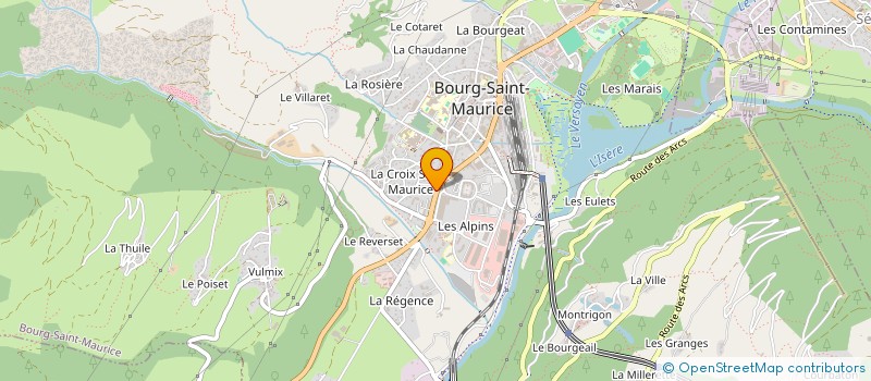 localisation de l'entreprise SARL BAL'RINE à BOURG-SAINT-MAURICE