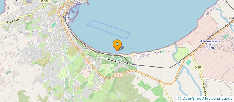 localisation de l'entreprise SARL BALAGNE SOLAIRE à CALVI