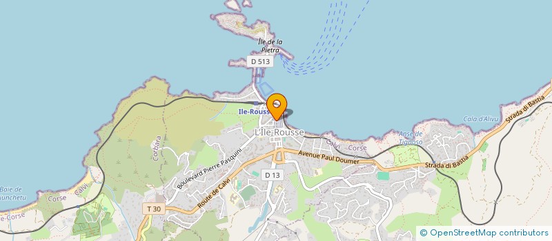 localisation de l'entreprise SARL BALAGNE SPORTS  L'ILE-ROUSSE