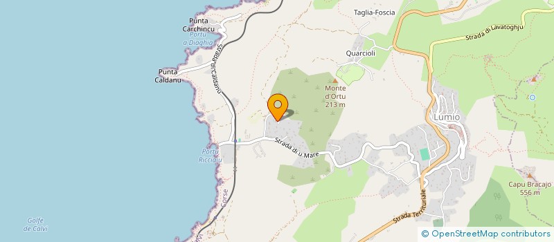 localisation de l'entreprise SARL BALAGNE VACANCES à LUMIO