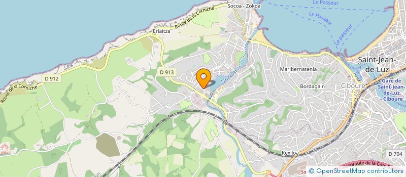 localisation de l'entreprise SARL BALBAIA à URRUGNE
