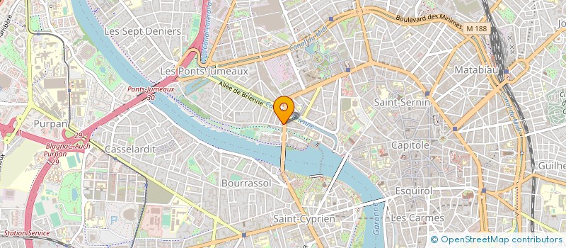 localisation de l'entreprise SARL BALCON 33  TOULOUSE
