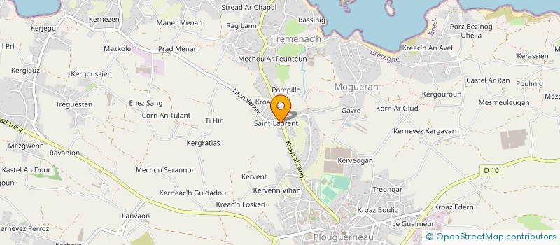 localisation de l'entreprise SARL BALCON VINCENT  PLOUGUERNEAU