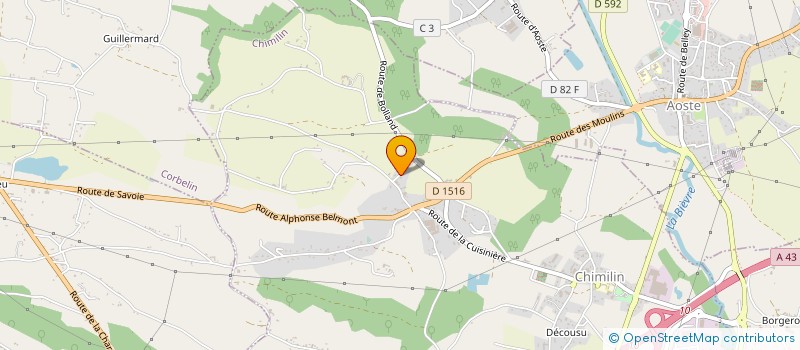 localisation de l'entreprise SARL BALDINO RECUPERATION  CHIMILIN