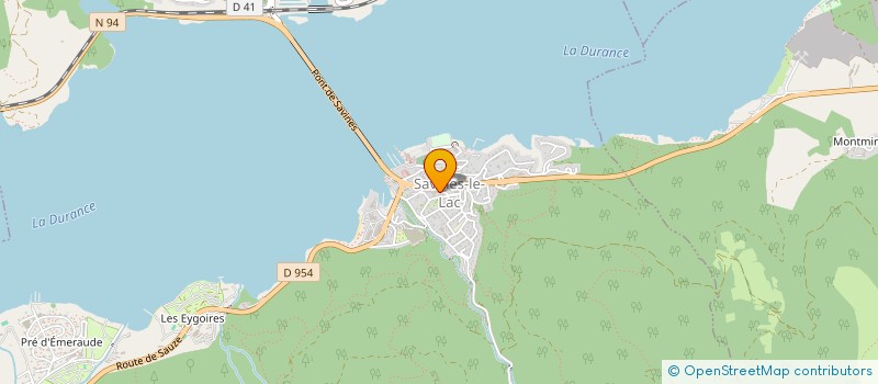 localisation de l'entreprise SARL BALISO  SAVINES-LE-LAC