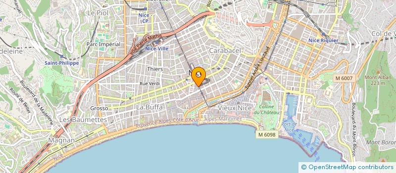 localisation de l'entreprise SARL BALLANGER-COHEN à NICE