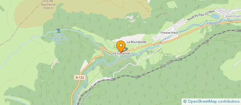 localisation de l'entreprise SARL BALNEO DU LIORAN à LAVEISSIERE