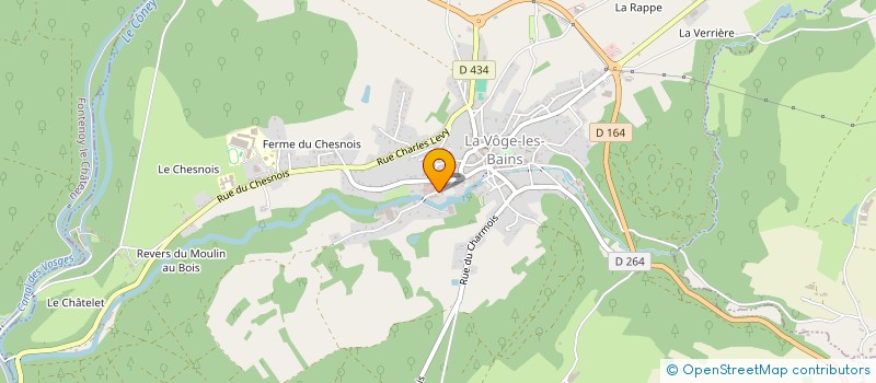localisation de l'entreprise SARL BAMACO à LA VOGE-LES-BAINS