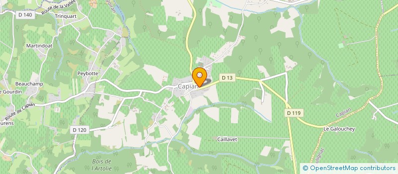 localisation de l'entreprise SARL BAMAFORM  TABANAC