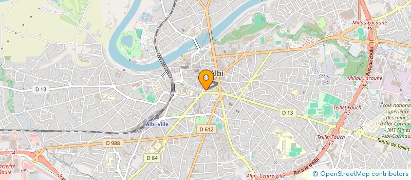 localisation de l'entreprise SARL BAMBOO SUSHI à ALBI