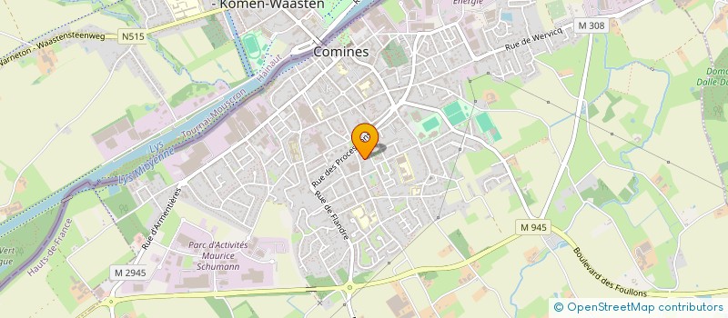 localisation de l'entreprise SARL BAMELYS ARNAUD  COMINES