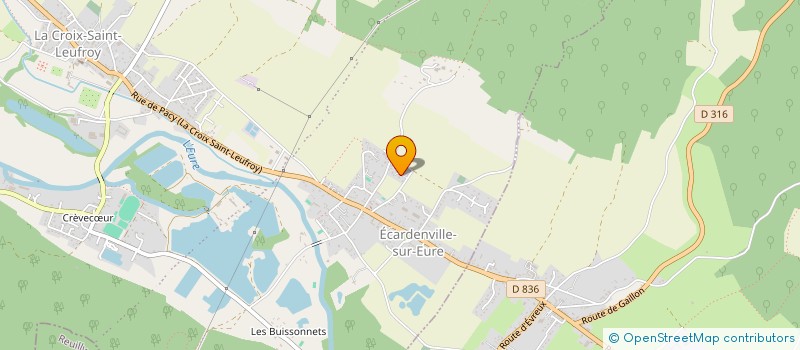 localisation de l'entreprise SARL BANCE PHILIPPE à CLEF VALLEE D'EURE