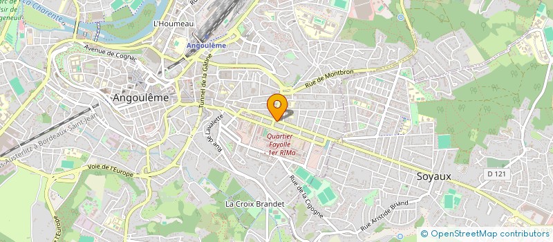 localisation de l'entreprise SARL BANGLA BAZAR à ANGOULEME