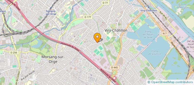 localisation de l'entreprise SARL BANI ET FILS à VIRY-CHATILLON