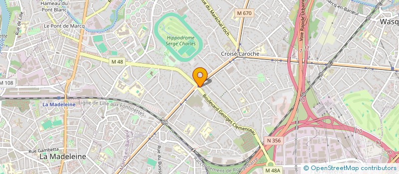 localisation de l'entreprise SARL BANOLLE 1 à MARCQ-EN-BARŒUL