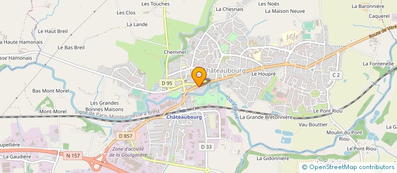 localisation de l'entreprise SARL BANQUETEL  CHATEAUBOURG