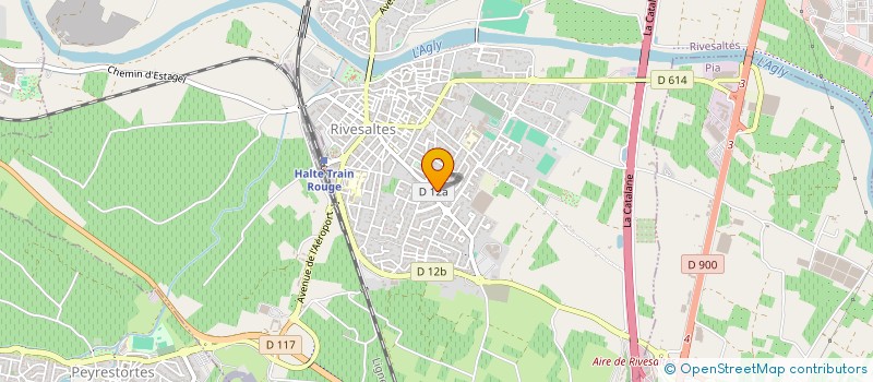 localisation de l'entreprise SARL BAPTISTE  RIVESALTES