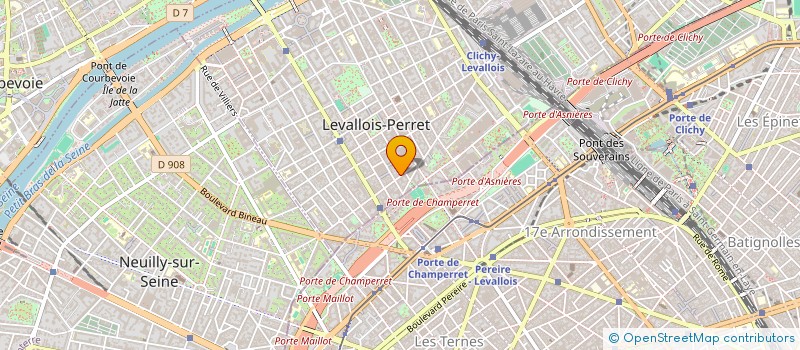 localisation de l'entreprise SARL BAPTISTE à LEVALLOIS-PERRET