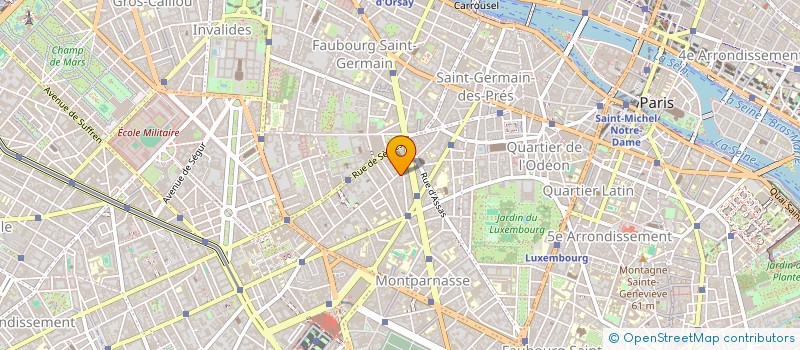 localisation de l'entreprise SARL BAPTISTE à PARIS