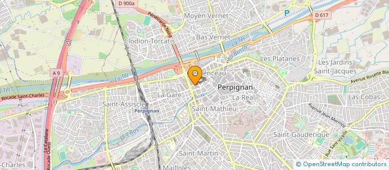 localisation de l'entreprise SARL BAR DE CATALOGNE à PERPIGNAN