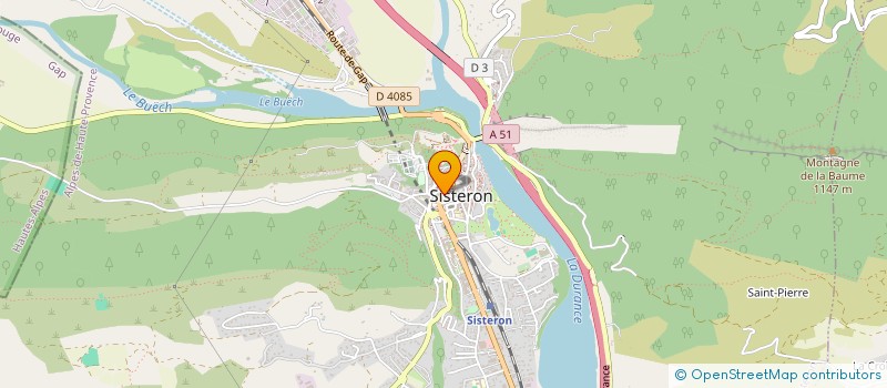 localisation de l'entreprise SARL BAR HENRI à SISTERON